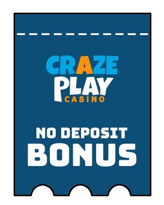 CrazePlay - no deposit bonus CR