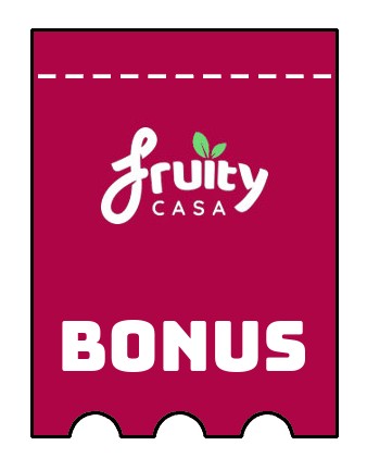 Latest bonus spins from Fruity Casa Casino