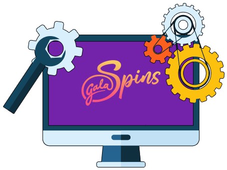 Gala Spins Casino - Software