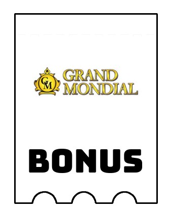 Latest bonus spins from Grand Mondial