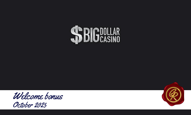 Latest Big Dollar Casino recommended bonus, 50 Extra spins
