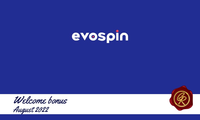 Latest EvoSpin recommended bonus August 2022, 100 Extra spins