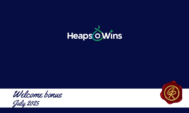 Latest Heaps O Wins recommended bonus, 50 Free spins bonus