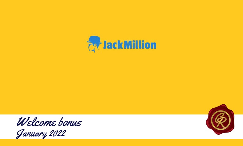 Latest JackMillion recommended bonus January 2022, 150 Freespins