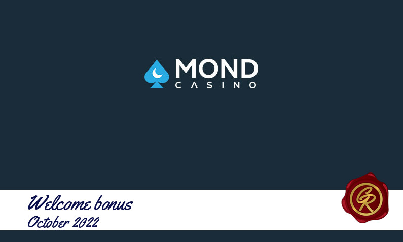 Latest Mond Casino recommended bonus October 2022