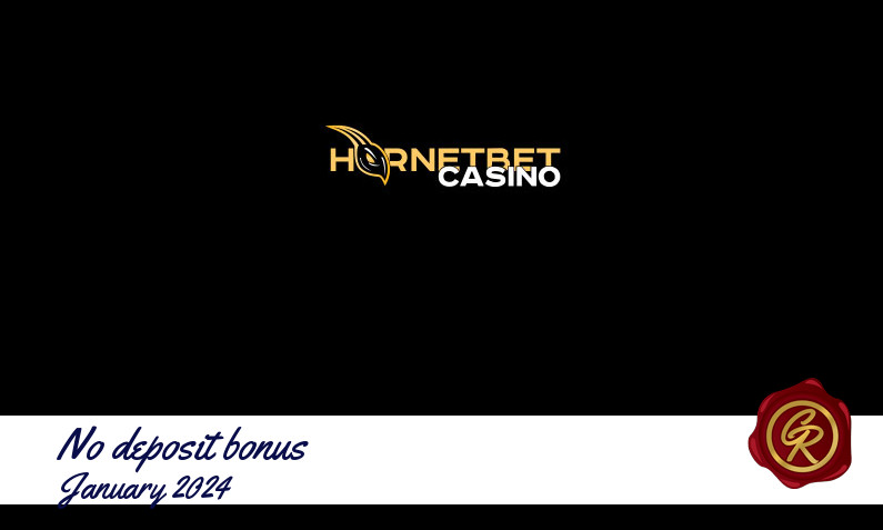 Latest no deposit HornetBet registration bonus January 2024, 30 Free spins