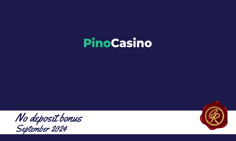 Latest no deposit PinoCasino registration bonus, 20 Spins