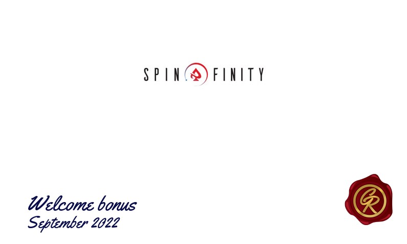 Latest Spinfinity recommended bonus September 2022, 100 Free spins bonus