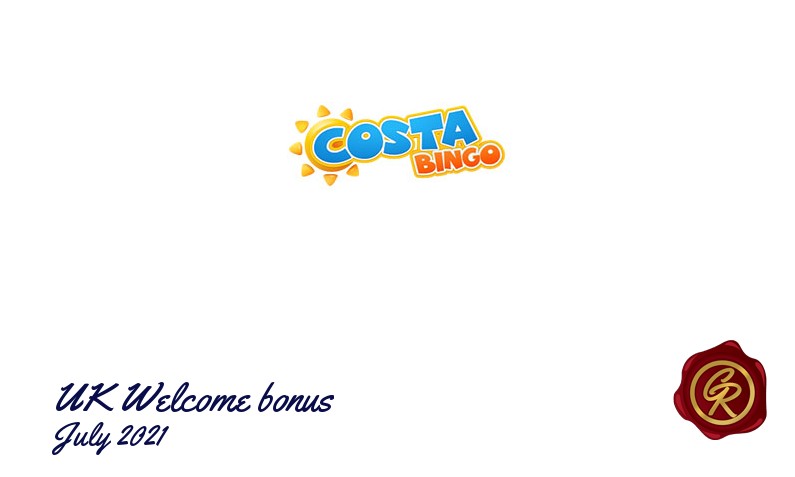 Latest UK Costa Bingo recommended bonus, 20 Bonus-spins