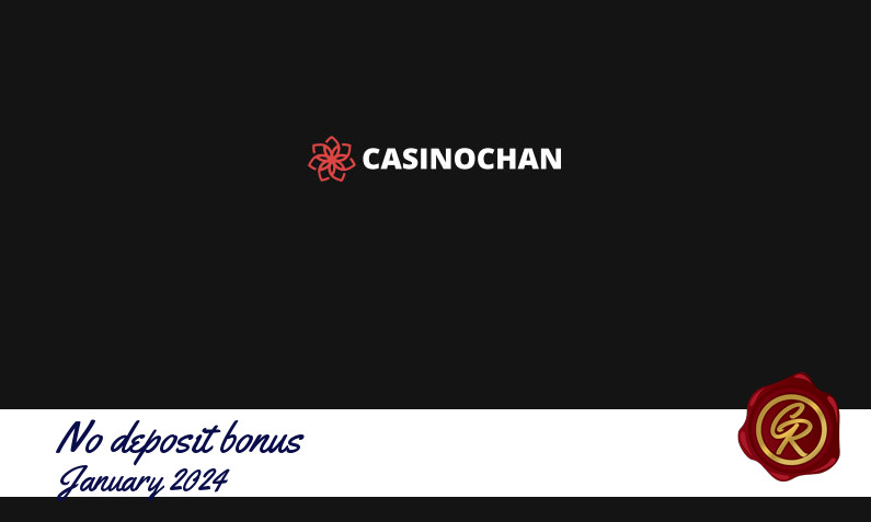 New no deposit bonus from CasinoChan January 2024, 33 Extraspins