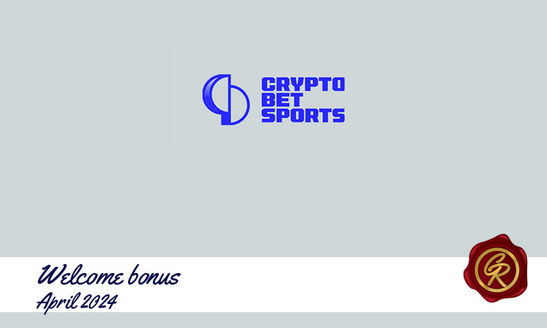 New recommended bonus from CryptoBetSports April 2024, 225 Spins