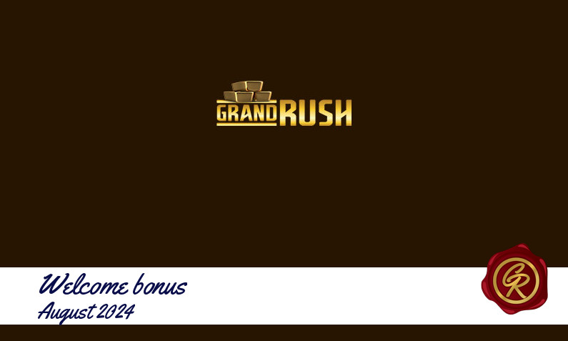 New recommended bonus from Grand Rush August 2024, 60 Free spins