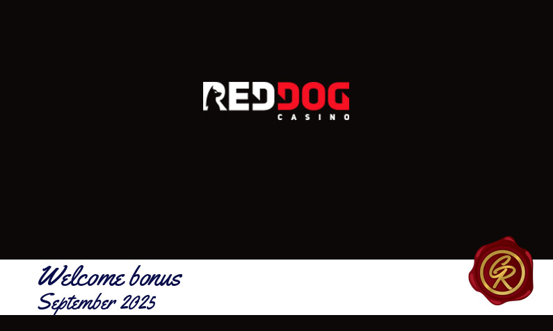 New recommended bonus from Red Dog Casino, 100 Bonus spins