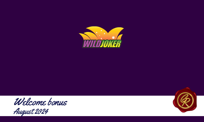 New recommended bonus from Wild Joker August 2024