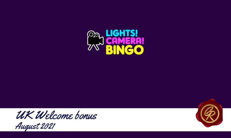 New recommended UK bonus from Lights Camera Bingo, 500 Extra spins