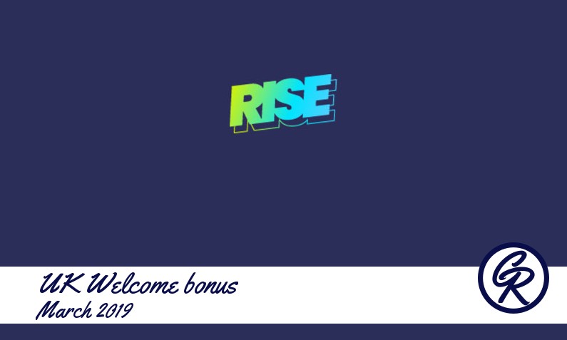 New recommended UK bonus from Rise Casino, 50 Extraspins