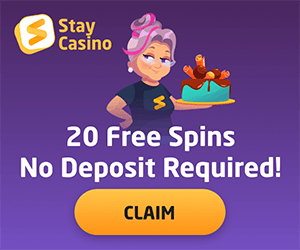 Latest no deposit bonus from StayCasino